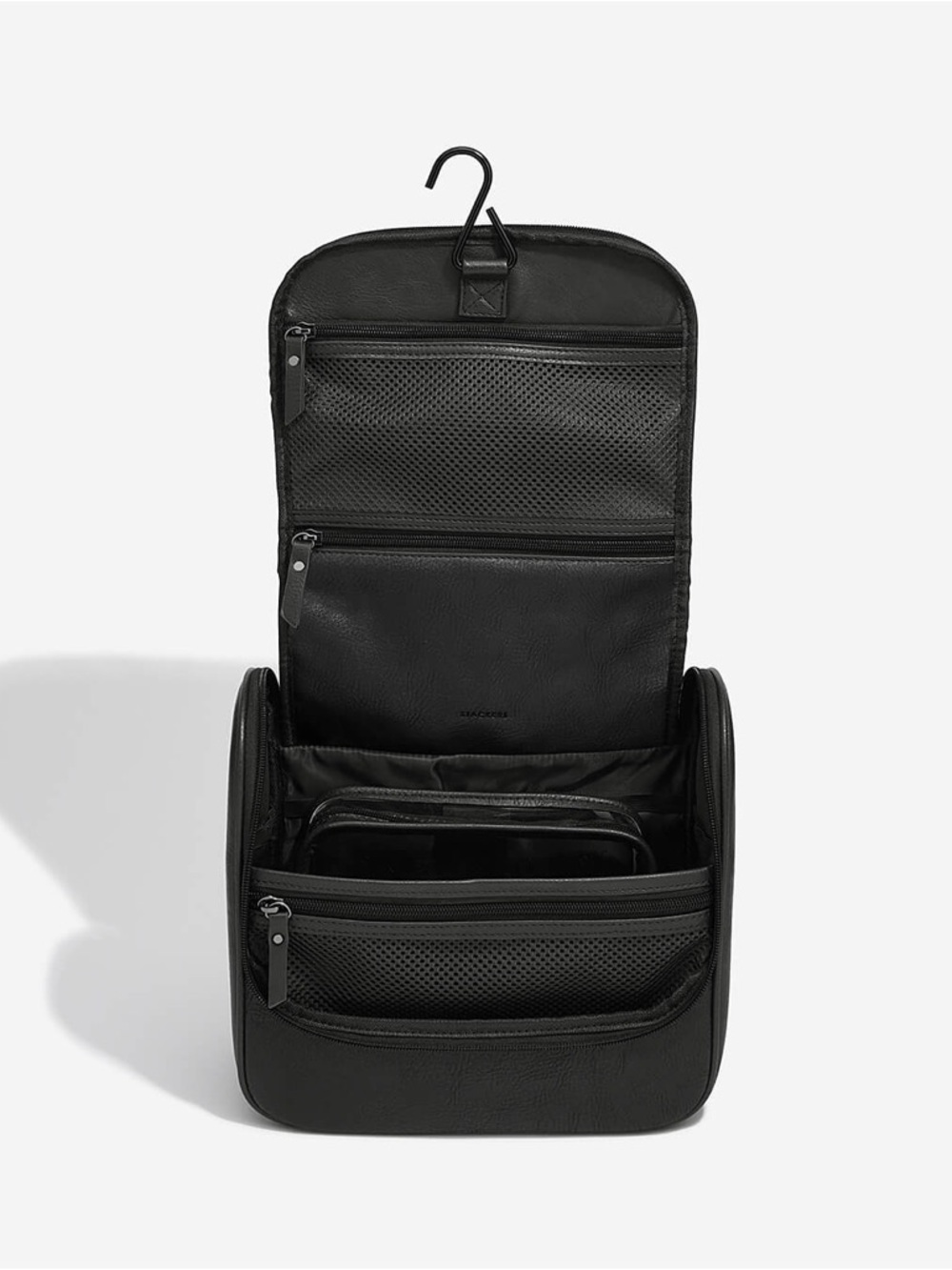 Stackers Black Large Hanging Washbag